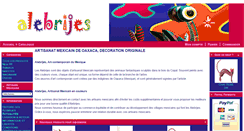 Desktop Screenshot of alebrijes.fr